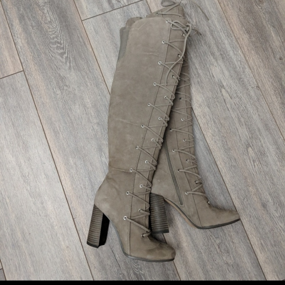 Vince camuto Thanta Foxy True Suede tall boot